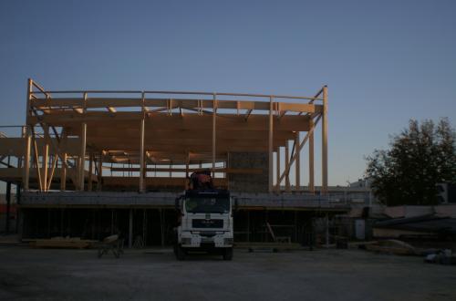 Structure en bois lamellé - Charpentes Fournier