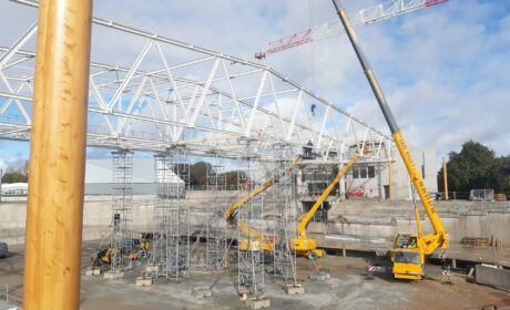 Projet de charpente pour le vélodrome