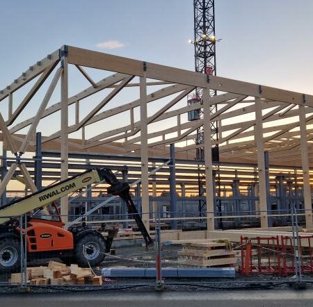 Chantier du projet Semitan à Nantes
