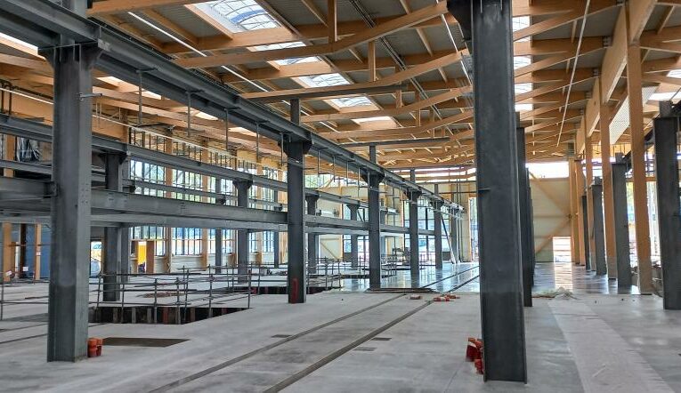 Chantier du projet Semitan à Nantes