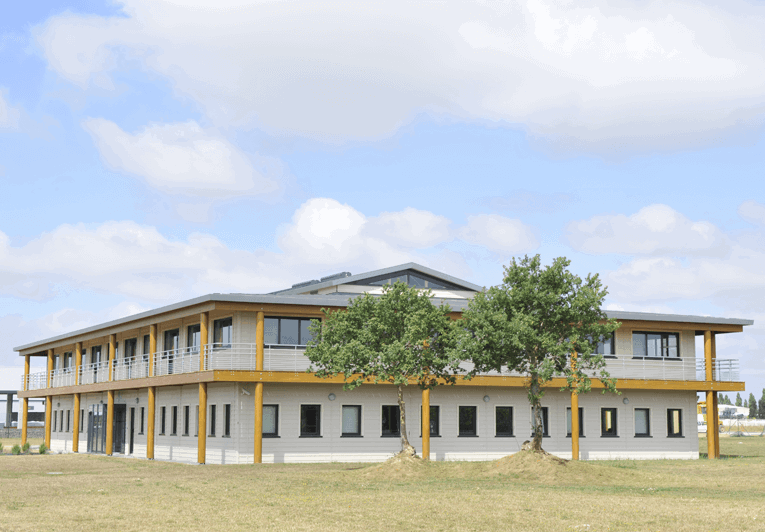 structure en bois pour bio habitat