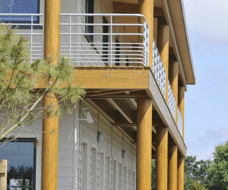 structure en bois pour bio habitat