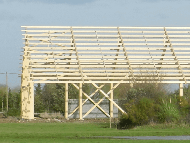 structure en bois pour haras