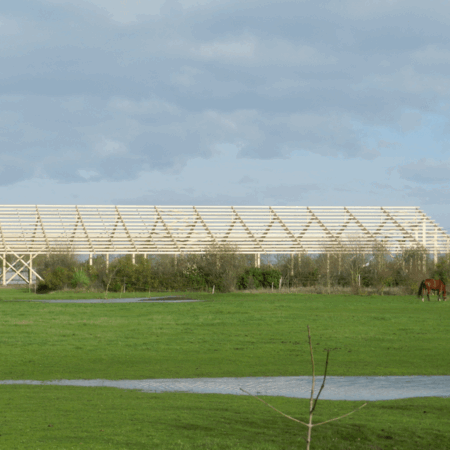 structure en bois pour haras