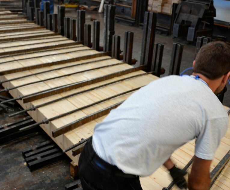photo d'usine des charpentes fournier
