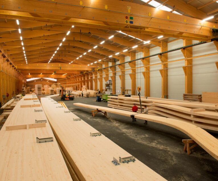photo de l'Atelier de fabrication des charpentes fournier