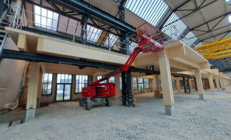charpente bois halle de saint ouen