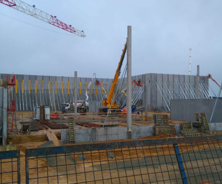 structure bois lamellé collé pour un centre de tri