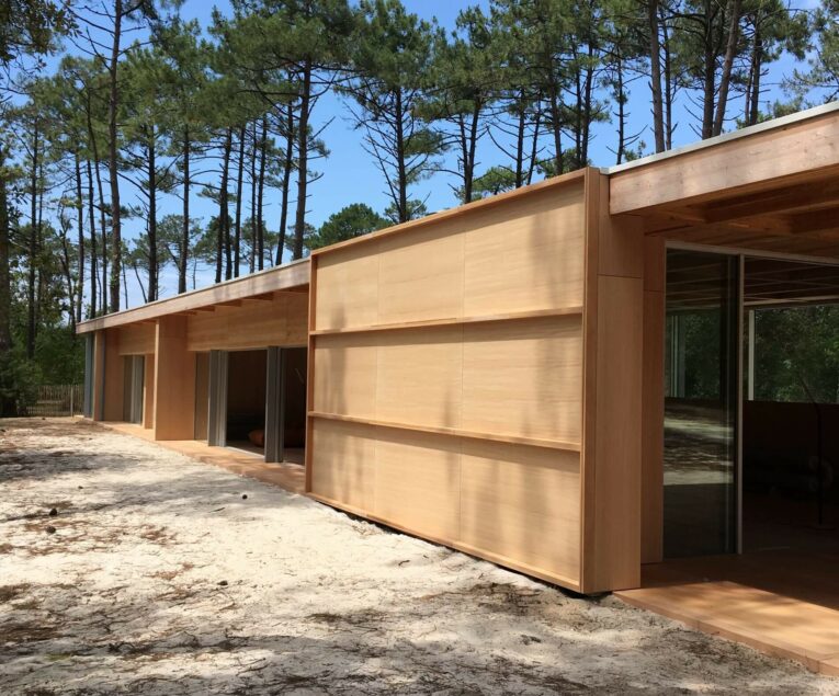 villa en bois lamellé collé