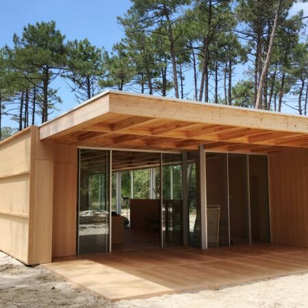 villa en bois lamellé collé